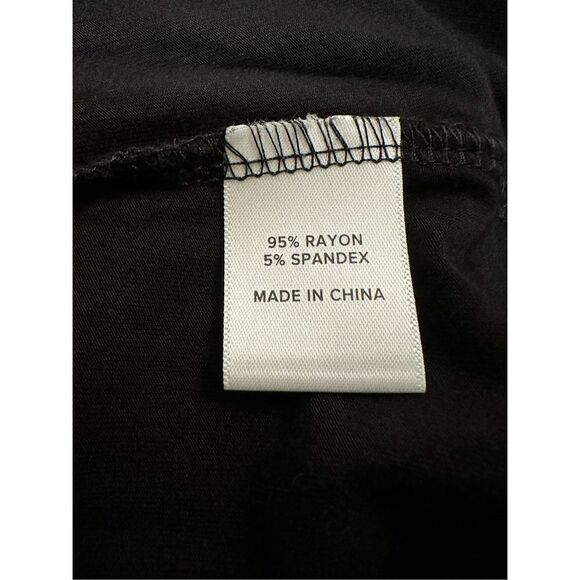 Evereve women’s black tank top size XS. #35-0870 - Picture 4 of 5